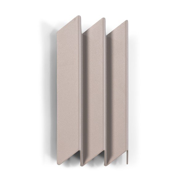 Cuier de perete taupe cu raft din metal 13 cm Sensu – Spinder Design-image-3