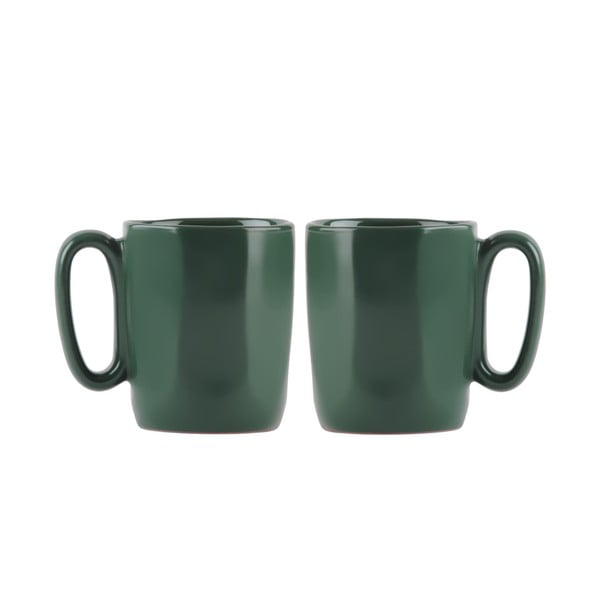 Căni verde-închis 2 buc. pentru espresso din gresie 80 ml Fuori – Vialli Design
