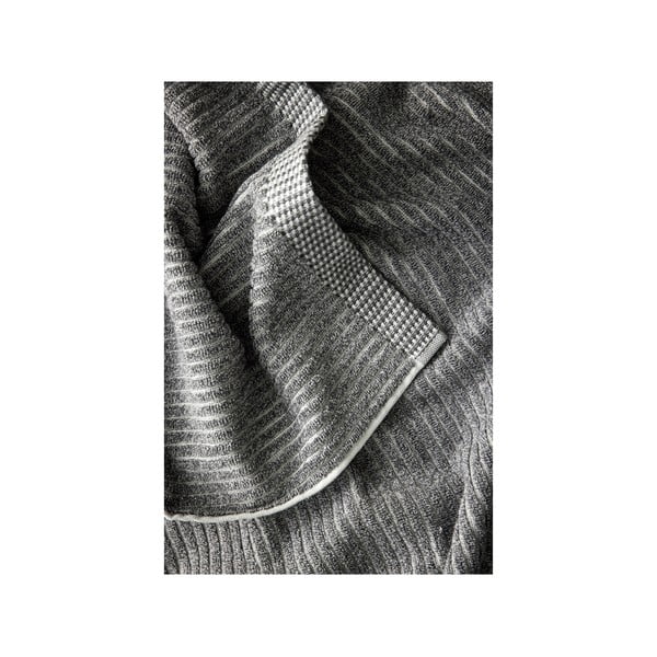 Prosop din bumbac organic Södahl Melange, 50 x 100 cm, gri-image-3