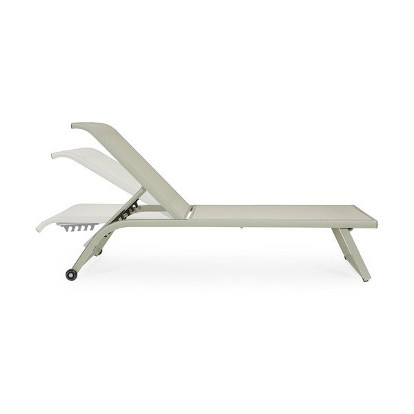 Șezlong de grădină taupe din metal Taylor – Bizzotto-image-3