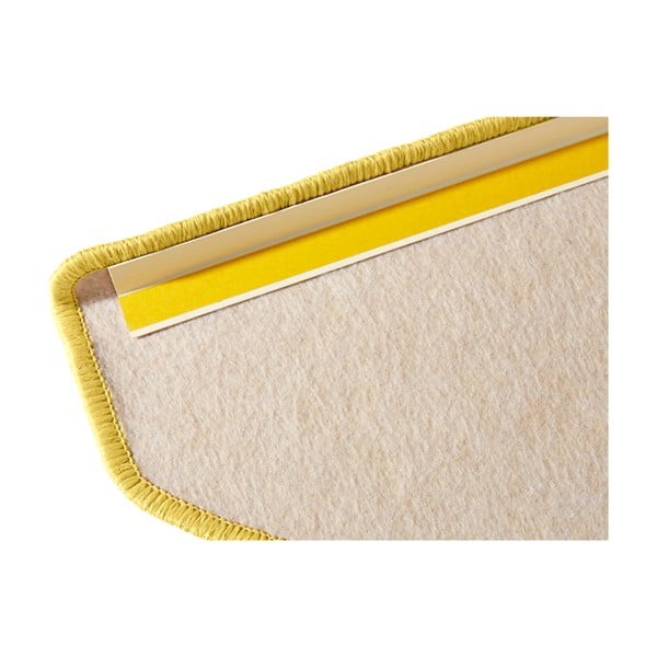 Set 15 covorașe pentru trepte Hanse Home Fancy, 23x65 cm, galben-image-3