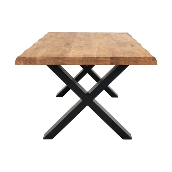 Masă de cafea cu blat din lemn masiv de stejar House Nordic Toulon, 120 x 70 cm-image-3