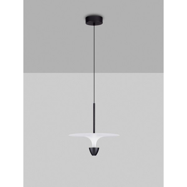 Lustră negru-mat LED din aluminiu ø 34 cm Topio – Nova Luce-image-2