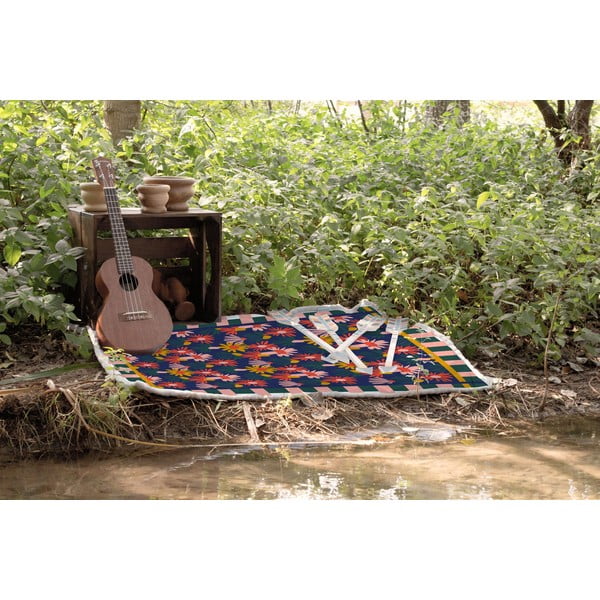 Pătură 170x130 cm Floral - Madre Selva-image-1