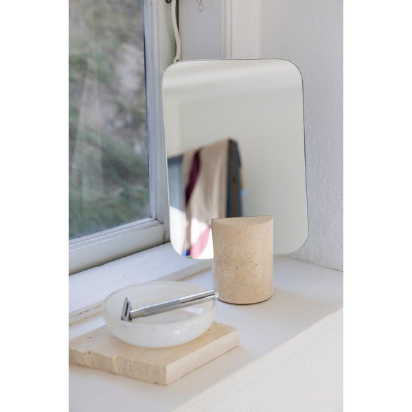 Oglindă cosmetică 18x30 cm Travertine – Mette Ditmer Denmark-image-2