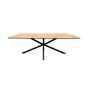Masă de dining cu blat cu aspect de lemn de stejar 90x160 cm Cesura – Unique Furniture