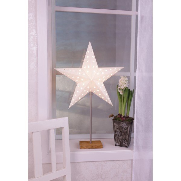 Decorațiune luminoasă de Crăciun albă 2 buc.  cu model de Crăciun Combi-Pack – Star Trading-image-3