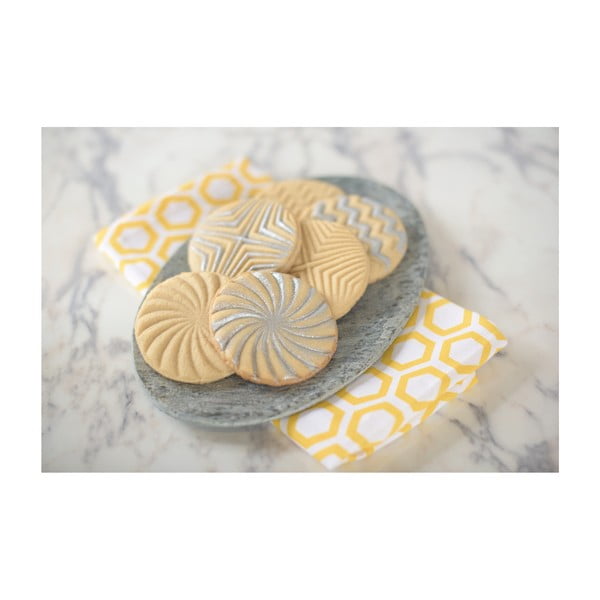 Set 3 ștampile pentru biscuiți Nordic Ware Geo-image-1