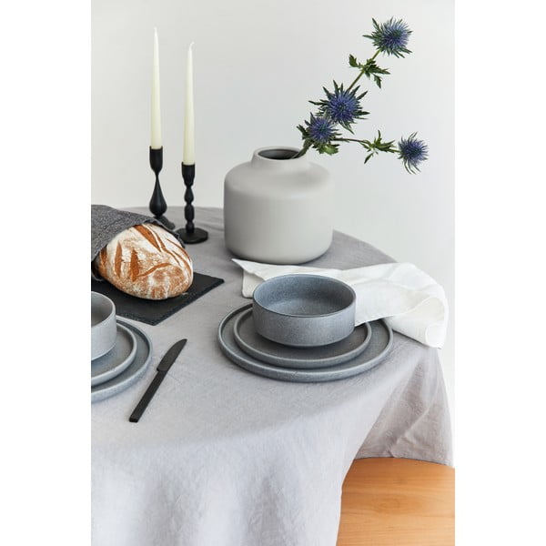 Set de 12 vase din gresie gri Bonami Selection Malia-image-1