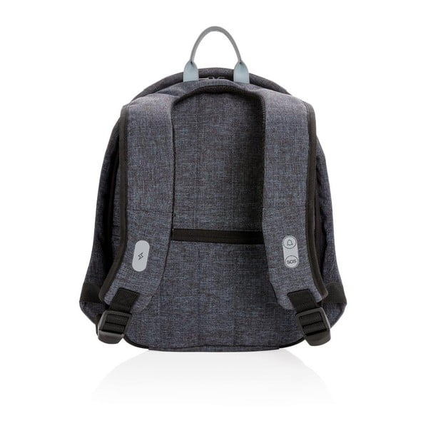 Rucsac damă antifurt XD Design Elle Protective, 8 l, gri-albastru-image-2