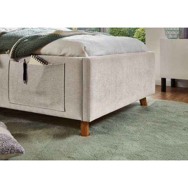 Pat pentru copii  bej fără somieră 90x200 cm Cosy – Meise Möbel-image-3