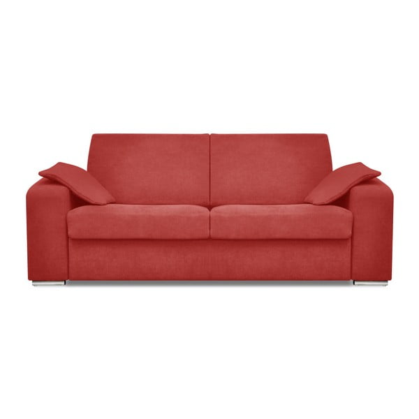 Canapea extensibilă pentru 3 persoane Cosmopolitan design Cancun, roșu