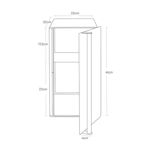 Cutie de pâine din metal Tosca – YAMAZAKI-image-3