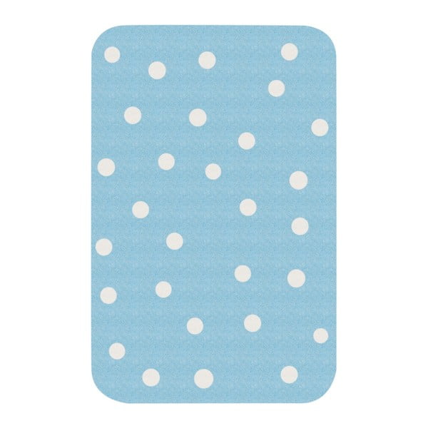 Covor pentru copii Zala Living Dots, 67 x 120 cm, albastru