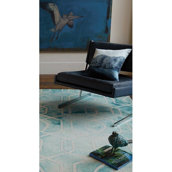 Covor Asiatic Carpets Fresco, 160 x 230 cm, turcoaz-image-3