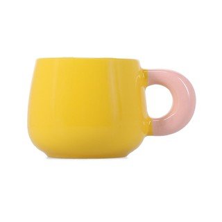 Cană galbenă new bone china 470 ml Coco – ONA