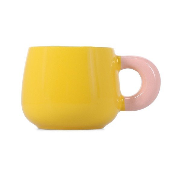 Cană galbenă new bone china 470 ml Coco – ONA