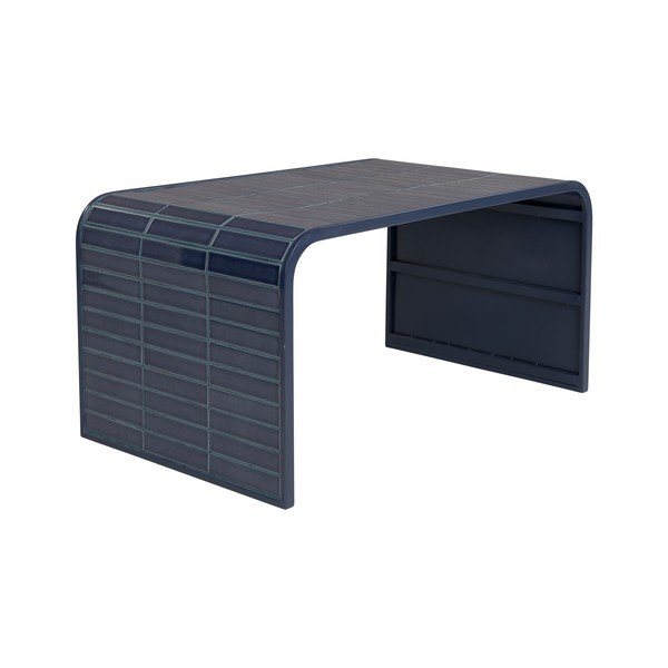 Măsuță de cafea albastră din ceramică 47x80 cm Tiles – Zuiver
