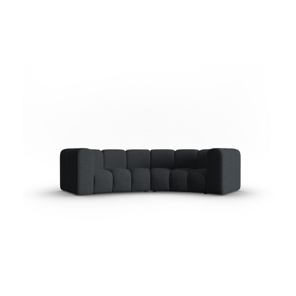 Canapea neagră 322 cm Lupine – Micadoni Home