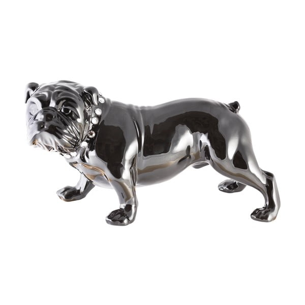 Decorațiune din ceramică Fisura Bulldog Dark