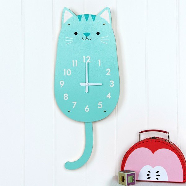 Ceas din lemn Rex London Cookie The Cat-image-2