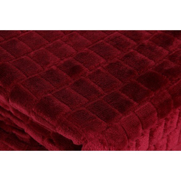 Cuvertură roșie pentru pat dublu 200x220 cm Melinda - Mijolnir-image-2
