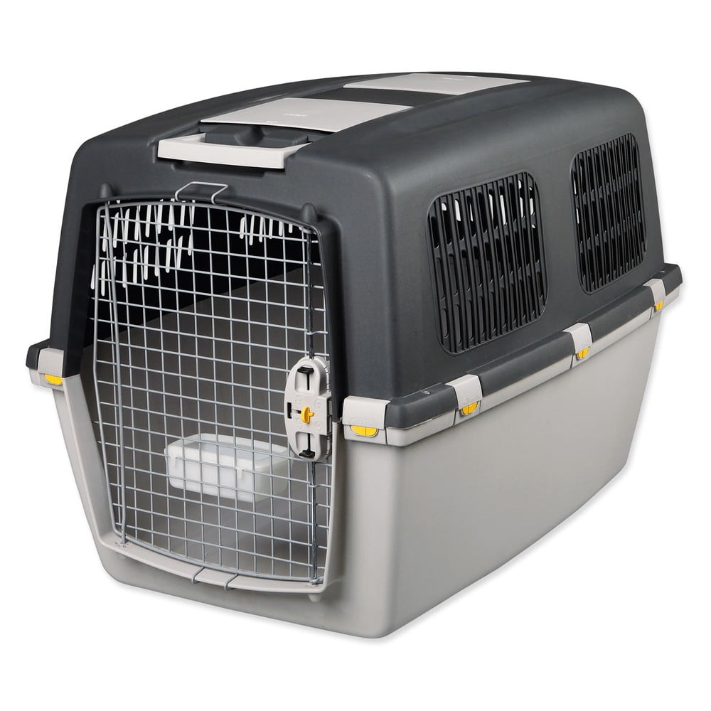 Cușcă / geantă pentru transport animale de companie gri pentru animale de companie 92x64 cm Trixie Gulliver 6 M-L – Plaček Pet Products