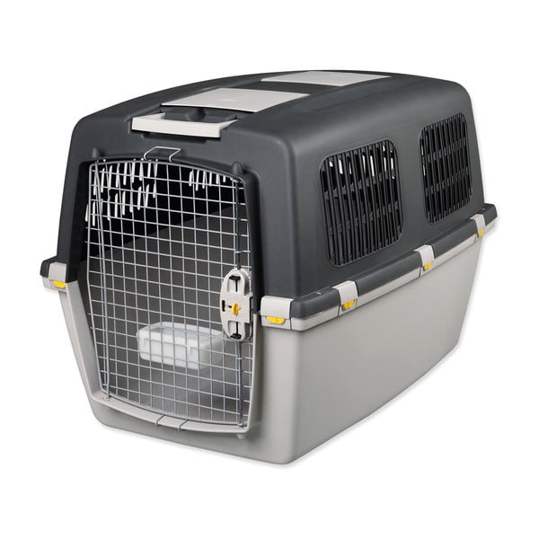 Cușcă / geantă pentru transport animale de companie gri 92x64 cm Trixie Gulliver 6 M-L – Plaček Pet Products