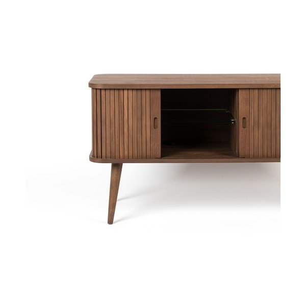 Comodă cu uși glisante Zuiver Barbier, maro-image-2