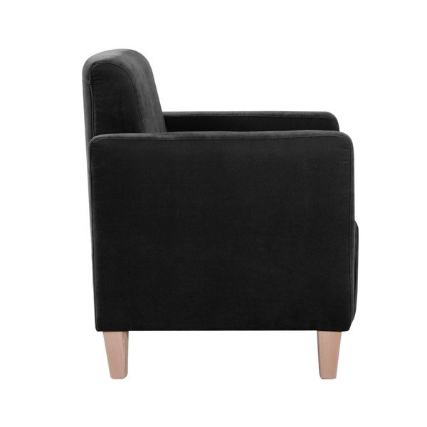 Fotoliu Max Winzer Milla Velor, negru-image-1