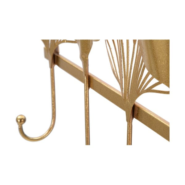 Cuier de perete din metal de culoare aurie Leaves - Mauro Ferretti-image-3