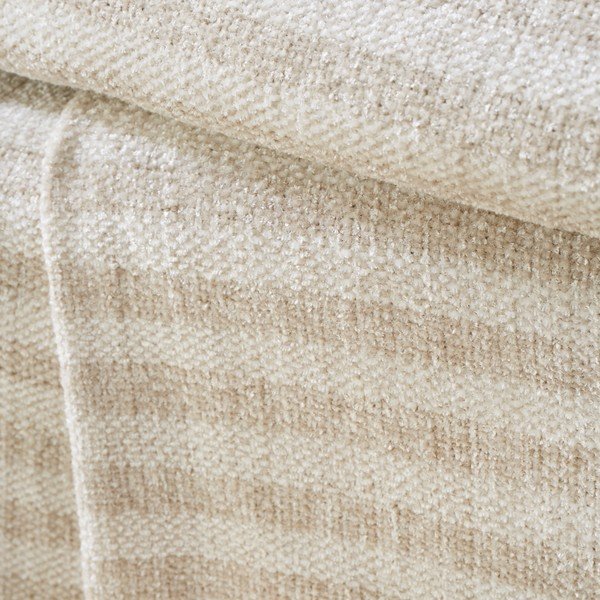 Pătură bej din catifea 130x170 cm Stripe Chenille – Catherine Lansfield-image-2