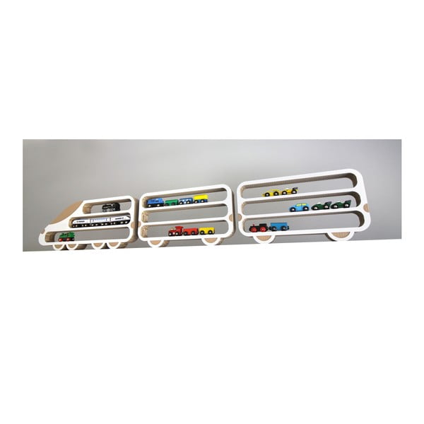 Set 3 rafturi Unlimited Design, locomotivă - vagon-image-2