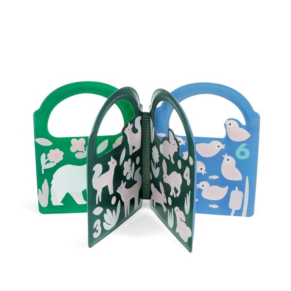 Jucărie interactivă Colour changing bath book Woodland – Rex London-image-2