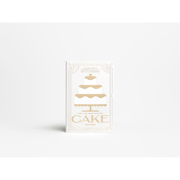 Furculițe pentru desert albe-argintii din oțel inoxidabil The Essentials Cake Tools – Printworks-image-4