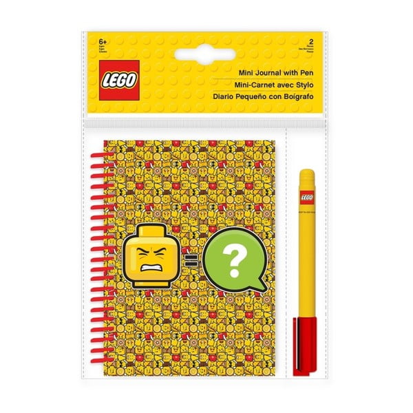 Set carneţel cu pix LEGO® Iconic