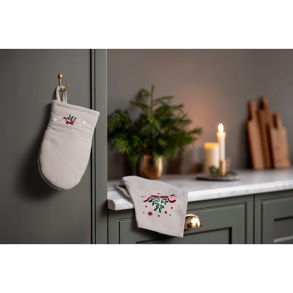 Mănușă de bucătărie   cu model de Crăciun Christmas Fable – JUNA-image-2