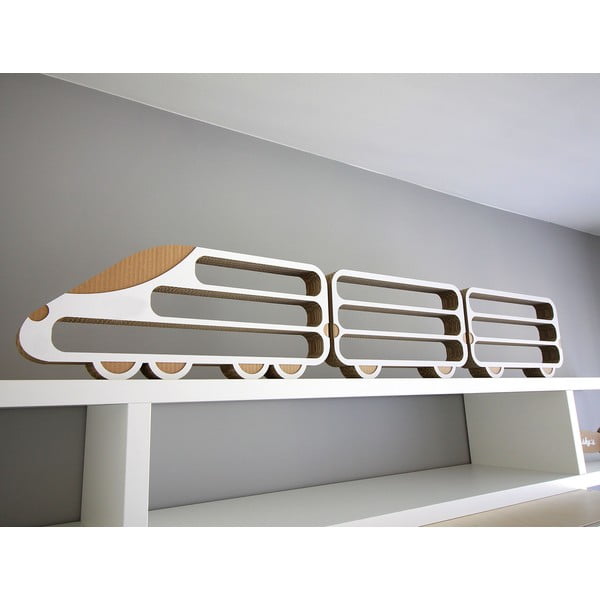 Set 3 rafturi Unlimited Design, locomotivă - vagon-image-1