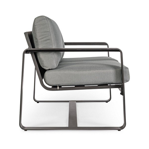 Canapea de grădină gri din aluminiu Merrigan   – Bizzotto-image-3