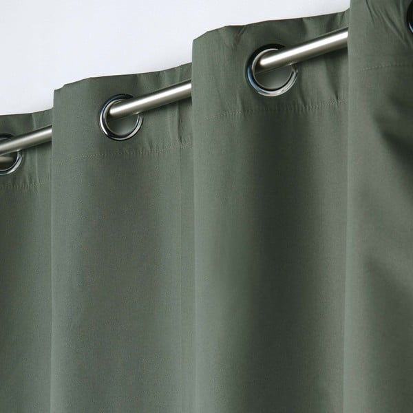 Draperie kaki blackout din microfibră 140x260 cm Obscure – douceur d'intérieur-image-1
