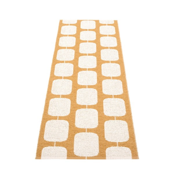 Covor tip traversă pentru interior și exterior galben ocru/crem 70x200 cm Sten Ochre – Pappelina