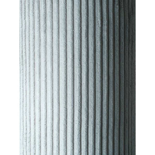 Puf de copii verde mentă cu tapițerie din catifea reiată – Wigiwama-image-3