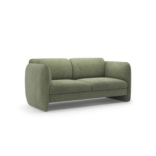 Canapea verde cu tapițerie din chenille 168 cm Georgia – Micadoni -image-2