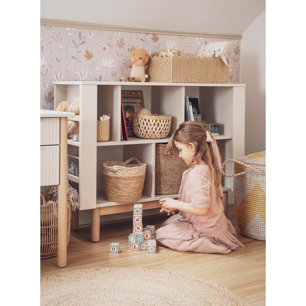 Bibliotecă pentru copii bej 120x40 cm Miloo – Pinio-image-1