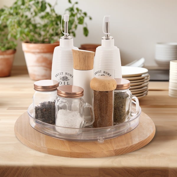 Organizator pentru mirodenii rotativ din plastic ø 27 cm – Orion-image-1