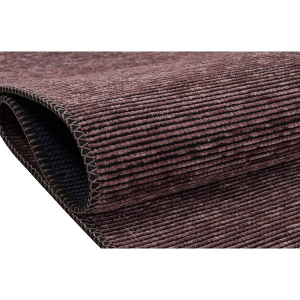 Covor burgundy/negru lavabil din bumbac 80x150 cm Bendigo – Vitaus-image-2