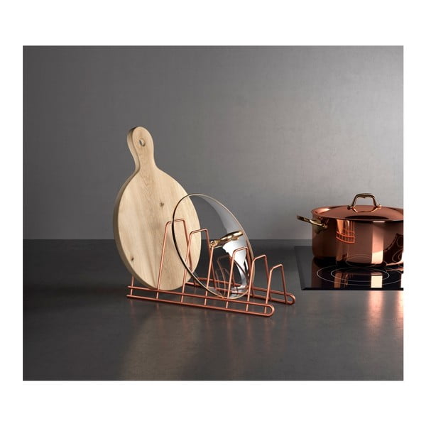 Suport pentru vase Metaltex, arămiu-image-2