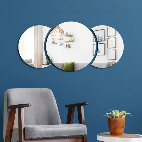 Autocolant de perete 26x26 cm Half-moon Mirror – Ambiance-image-1