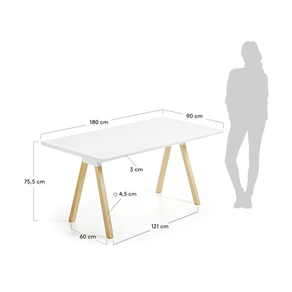 Masă La Forma Stick, 90 x 180 cm-image-2