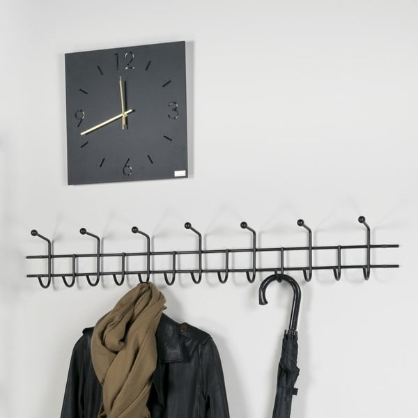 Cuier de perete negru din metal 119 cm Barato – Spinder Design-image-1